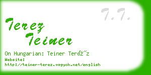 terez teiner business card